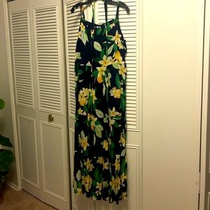 Tropical maxi dress